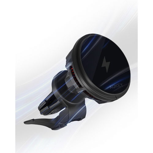 Автомобильный магнитный держатель Aukey c кулером (HD-M12) черный