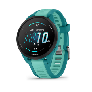 Умные часы Garmin Forerunner 165 Music GPS, WiFi, Turquoise/Aqua 010-02863-32