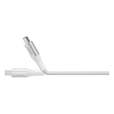 Кабель Belkin Boost Charge Braided USB-C - USB-C 1 м 240W (CAB015BT1MWH) белый
