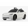 Детский электромобиль TESLA MODEL S (White / Black Rims) 1465593-00-A