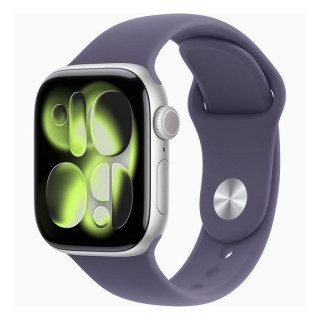 Apple Watch Series 11, 42mm, алюминий серебристого цвета, спортивный ремешок