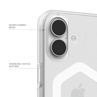 Чехол UAG Plyo Magfit для iPhone 17 6.3" (114531114341) Ice/White