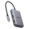 USB-хаб Ugreen CM896 7-in-1 Magnetic Multifunctional USB-C Hub (65759) Space Gray