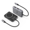USB-хаб Ugreen CM896 7-in-1 Magnetic Multifunctional USB-C Hub (65759) Space Gray