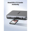 USB-хаб Ugreen CM896 7-in-1 Magnetic Multifunctional USB-C Hub (65759) Space Gray