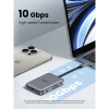 USB-хаб Ugreen CM896 7-in-1 Magnetic Multifunctional USB-C Hub (65759) Space Gray