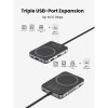 USB-хаб Ugreen CM896 7-in-1 Magnetic Multifunctional USB-C Hub (65759) Space Gray