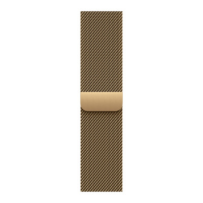 Apple Watch Series 12, 46 mm, Radiant Gold Titanium, Radiant Gold Milanese Loop