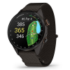 Умные часы Garmin Approach S72 43 мм Carbon Gray/Heritage Bronze DLC Titanium Bezel with Pebble Gray ComfortFit Fabric Band (010-04147-00)
