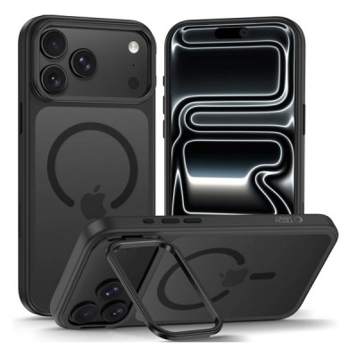 Чехол Tech-Protect Magstand CC MagFit для iPhone 18 Pro / 17 Pro (Matte Black)