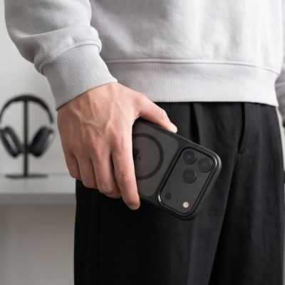 Чехол Tech-Protect Magstand CC MagFit для iPhone 18 Pro / 17 Pro (Matte Black)