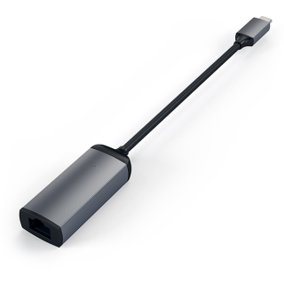 Адаптер Satechi Aluminium USB-C to Ethernet (ST-TCENM) серый