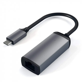 Адаптер Satechi Aluminium USB-C to Ethernet (ST-TCENM) серый