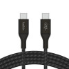 Кабель Belkin Boost Charge Braided USB-C - USB-C 1 м 240W (CAB015BT1MBK) черный