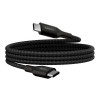 Кабель Belkin Boost Charge Braided USB-C - USB-C 1 м 240W (CAB015BT1MBK) черный