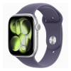 Apple Watch Series 11, 46mm, алюминий серебристого цвета, спортивный ремешок