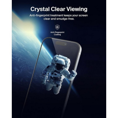 Защитное стекло Belkin ScreenForce InvisiGlass для iPhone 17 Pro Max (OVA239hq)
