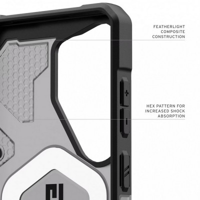Чехол UAG Pathfinder Clear Magfit для Samsung Galaxy S26 Ultra (214526113140) Ash/Black