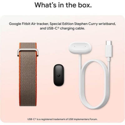 Фитнес-браслет Google Fitbit Air Special Edition Stephen Curry