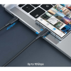 Кабель Aukey USB-C to USB-C 4K 100 Вт 5А 1 м (CB-CD23) черный