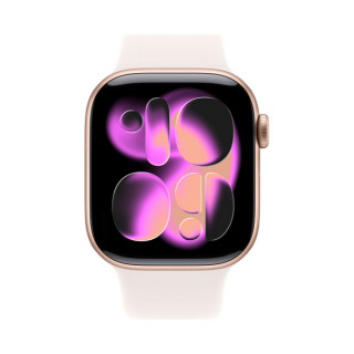 Apple Watch Series 11, 42mm, алюминий цвета «розовое золото», спортивный ремешок