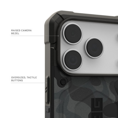Чехол UAG Pathfinder SE для iPhone 17 Pro 6.3" (114548114061) Midnight Camo