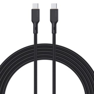 Кабель Aukey USB-C to USB-C 100 Вт 5А 1 м (СB-KCC101) черный