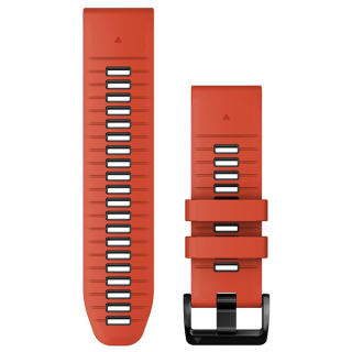 Ремешок силиконовый Garmin QuickFit 26 мм (010-13281-04) красный/графит