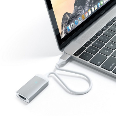 Адаптер Satechi Aluminum Type-C to HDMI (ST-TC4KHAS) Silver / Серебристый