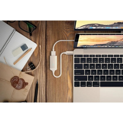 Адаптер Satechi Aluminum Type-C to HDMI (ST-TC4KHAS) Silver / Серебристый