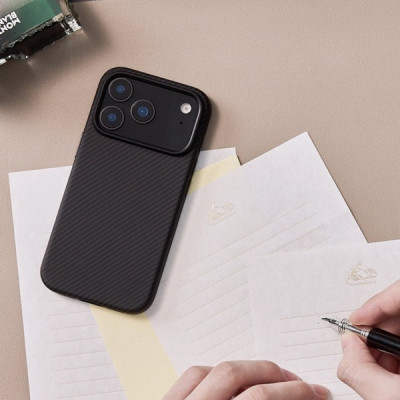 Чехол Pitaka Aramid UltraGuard Case для iPhone 17 Pro (KI1701PB) Black/Grey (Twill)