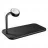 Беспроводное зарядное устройство ZENS Dual+Watch Aluminium Wireless Charger черный (ZEDC05B/00)