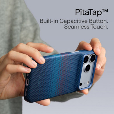 Чехол Pitaka Edge Case для iPhone 18 Pro Max / 17 Pro Max (KI1803PM) Midnight (Moonrise2.0)