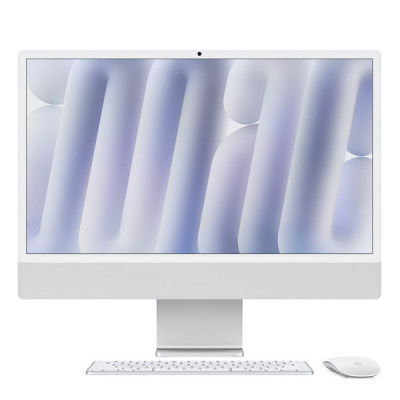 iMac 24" Retina 4,5K, M4 (10C CPU, 10C GPU, 2024), 24 ГБ, 512 ГБ SSD, серебристый