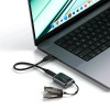 Бокс для жесткого диска Satechi Mini NVMe SSD USB4 Enclosure (ST-E2230M) серый