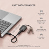 Бокс для жесткого диска Satechi Mini NVMe SSD USB4 Enclosure (ST-E2230M) серый