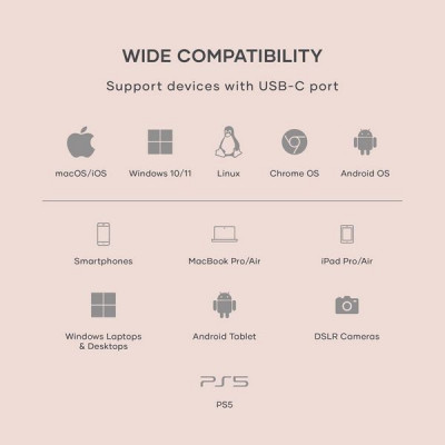 Бокс для жесткого диска Satechi Mini NVMe SSD USB4 Enclosure (ST-E2230M) серый