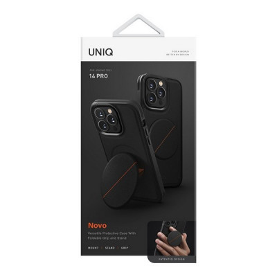 Чехол Uniq Novo with magnetic grip для iPhone 14 Pro (IP6.1P(2022)-NOVOBLK) черный