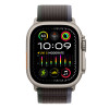 Ремешок Apple Trail Loop 49 мм Blue/Black - Natural Titanium Finish