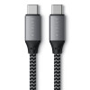 Кабель Satechi USB-C to USB-C 25 см серый космос (ST-TCC10M)