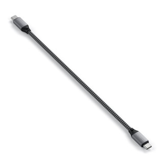 Кабель Satechi USB-C to USB-C 25 см серый космос (ST-TCC10M)