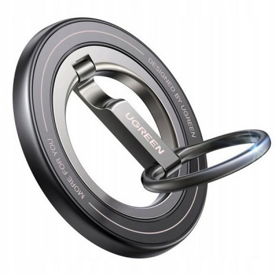 Магнитное кольцо-подставка Ugreen LP945 Magnetic Phone Ring Holder&Stand (65819) серый