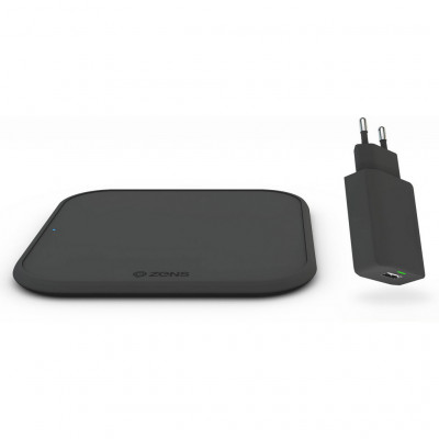 Беспроводное зарядное устройство ZENS Single Wireless Charger iPhone 12 Starterpack + USB PD 18W (ZESC12BPD/00)