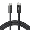 Кабель Anker Zolo Fast Charging USB-C - USB-C 240W 0.9 м (A8060H11) Black