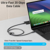 Кабель Anker USB-C - USB-C Bio-Based 0.9м 240W 20 Gbps (A80N1H11) Black