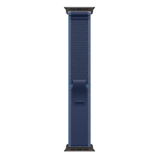 Ремешок Apple Trail Loop 49 мм Blue/Bright Blue - Black Titanium Finish