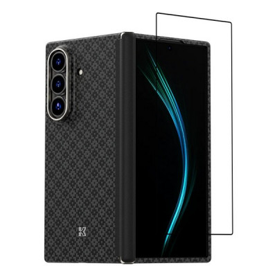 Комплект чехол + стекло Benks ArmorGrid ArmorAir Case Kevlar для Samsung Z Fold 7 (C.K.FL.SA.BK.D047) Black