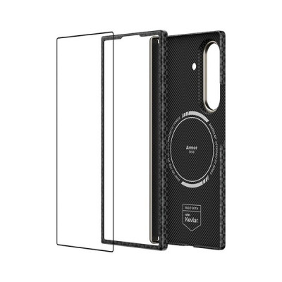 Комплект чехол + стекло Benks ArmorGrid ArmorAir Case Kevlar для Samsung Z Fold 7 (C.K.FL.SA.BK.D047) Black