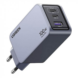 Зарядное устройство Ugreen X757 Nexode Pro GaN Tech Fast Charger (USB-A/2хUSB-C) 100W (25874) серый