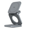 Беспроводное зарядное устройство Magssory Fold Ultra 3 в 1 Qi2.2 (WCH083m) Midnight